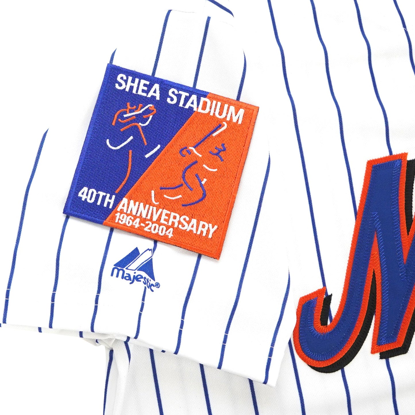 DW 2004 NYM Shea 40th Patch Home Road Alt Jersey