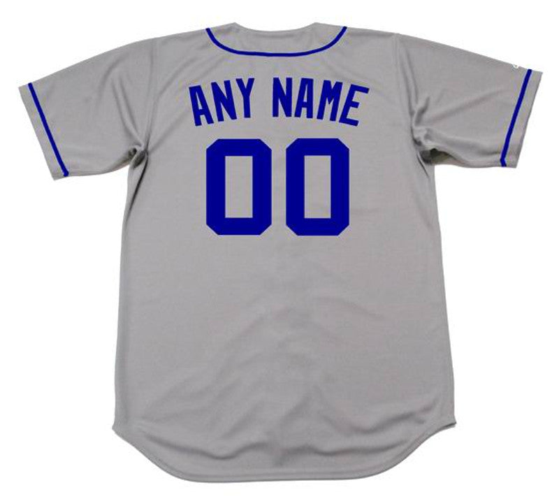 BD BD 1950s Cooperstown Away Custom Name Number Stitched Jersey, Vintage Baseball Jersey, Retro Sewn Jersey