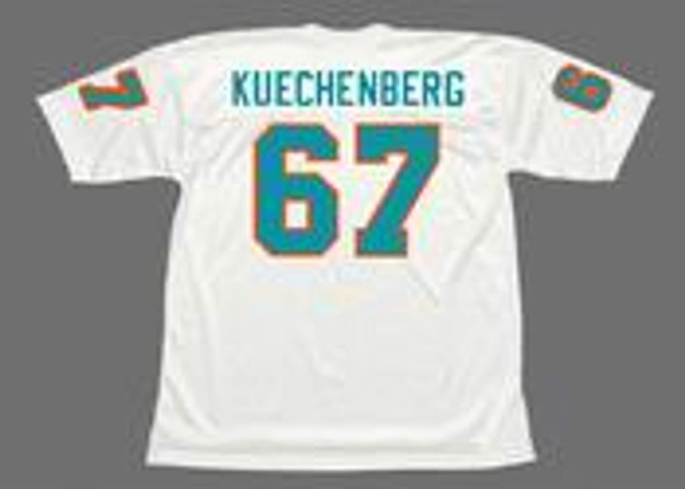 Miami Dolphins Bob Kuechenberg 1972 Throwback Football Jersey product image
