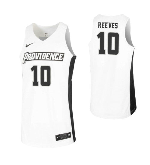 Aj Reeves College Basketball Jersey White Providence Friars retro stitched fan jersey RTJ12667 image 1