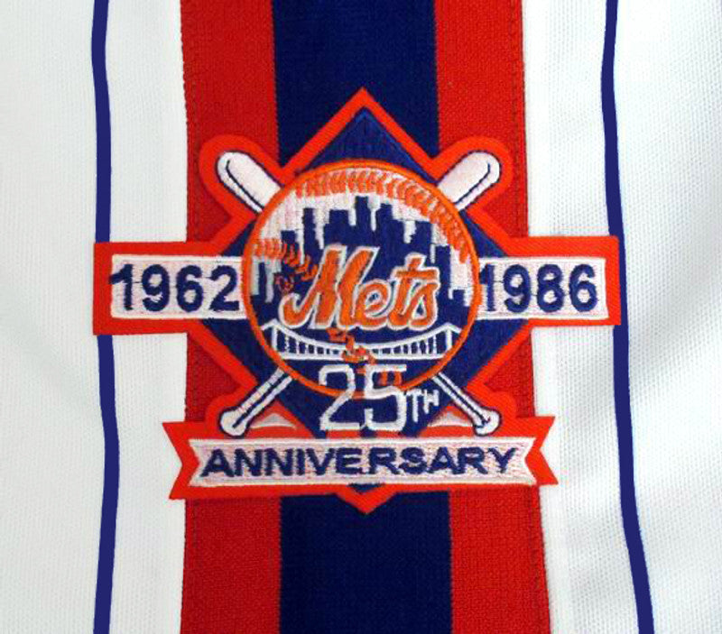 DG NYM 1986 Cooperstown Home Baseball Stitched Jersey, Vintage Baseball Jersey, Retro Sewn Jersey