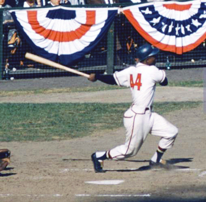 HA MB 1957 Home Throwback Baseball Stitched Jersey, Vintage Baseball Jersey, Retro Sewn Jersey