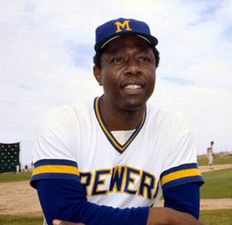 Hank Aaron Milwaukee Brewers 1975 Baseball jersey retro stitched fan gear RTJ00774