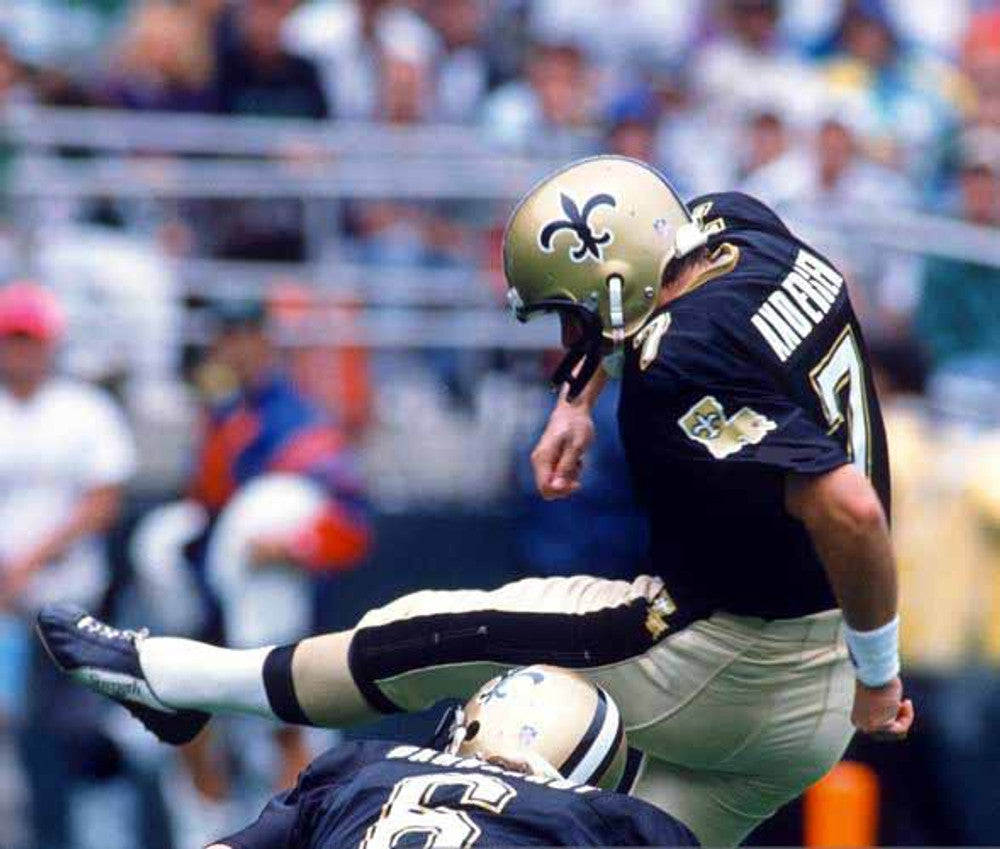 New Orleans Saints Morten Andersen 1991 Home Throwback Football Jersey product image
