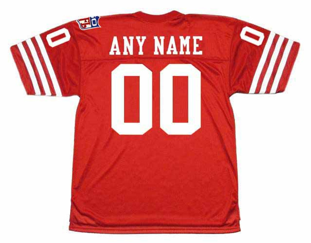 SF 49ers 1969 Throwback Home Custom Jersey Name Number, Retro Stitched Jersey
