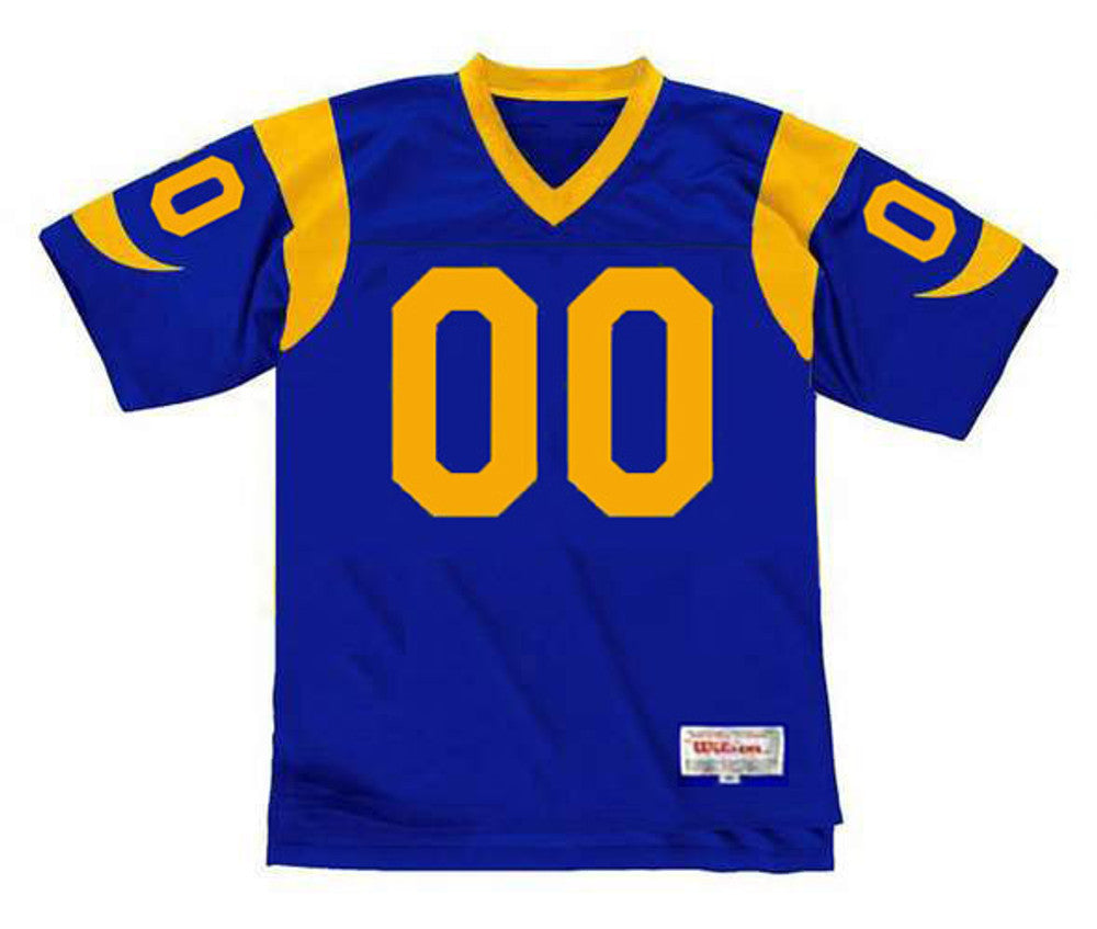 LAR 1980's Throwback Custom Jersey Name Number, Retro Stitched Jersey