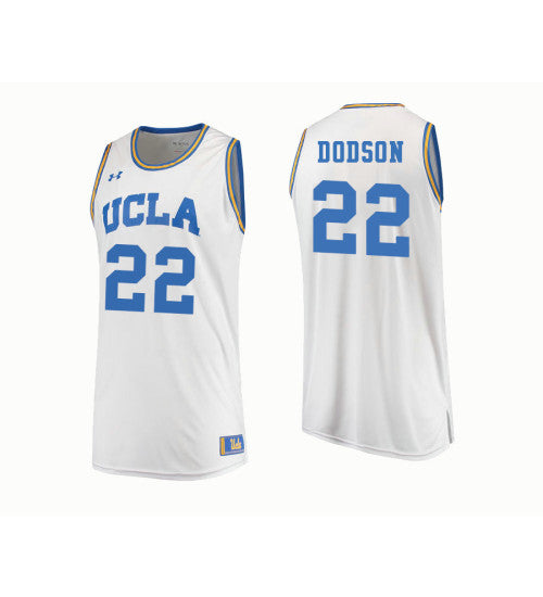 UCLA Bruins 22 Armani Dodson College Basketball Jersey White 5065 retro stitched fan jersey RTJ7584 image 1