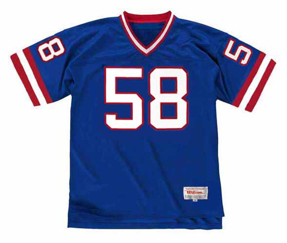 CABA NYG 1988 Throwback Home Football Jersey, Retro Stitched Jersey