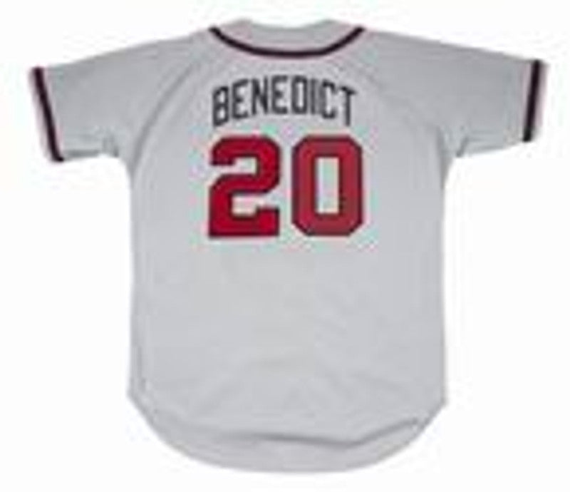 Bruce Benedict Atlanta Braves 1988 Baseball jersey retro stitched fan gear RTJ01604