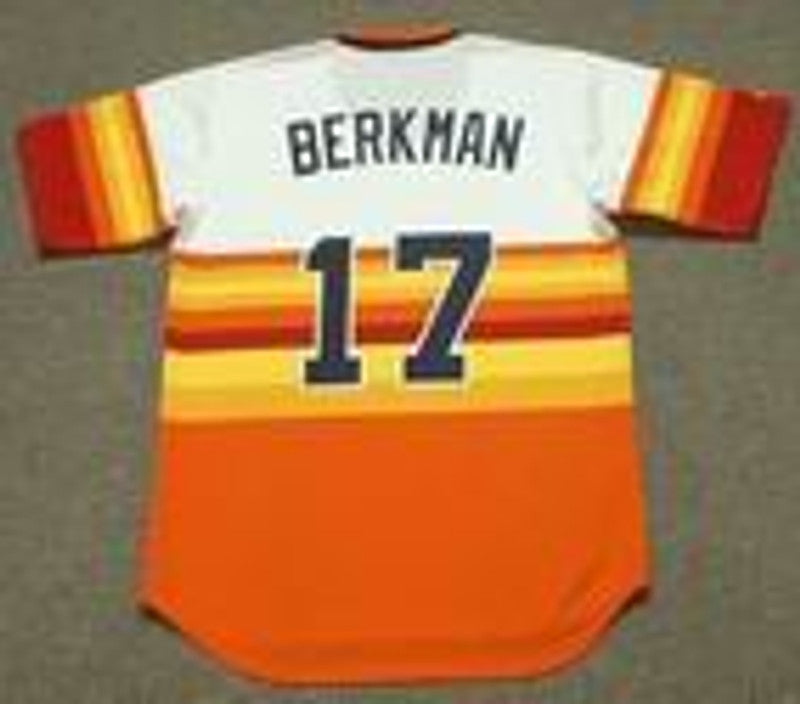Lance Berkman Houston Astros 1980s Baseball jersey retro stitched fan gear RTJ00172