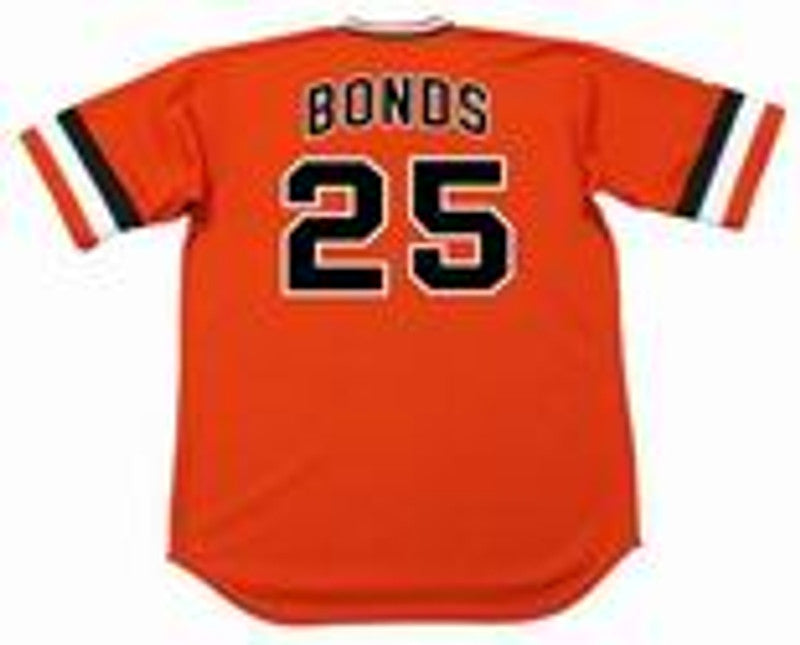 Barry Bonds San Francisco Giants 1970s Baseball jersey retro stitched fan gear RTJ01837