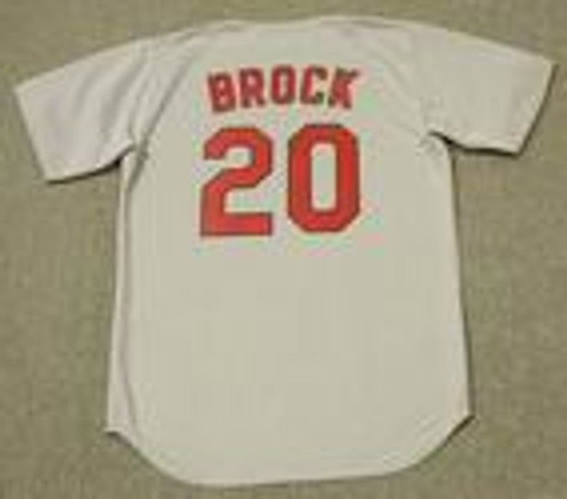 Lou Brock St. Louis Cardinals 1967 Baseball jersey retro stitched fan gear RTJ00100