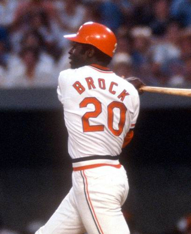 Lou Brock St. Louis Cardinals 1976 Baseball jersey retro stitched fan gear RTJ00097