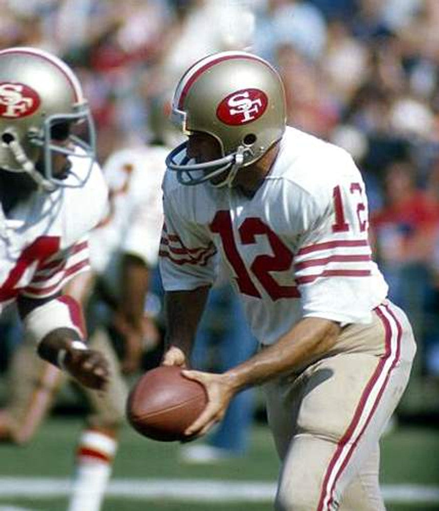 JOBR SF 49ers 1973 Throwback Away Football Jersey, Retro Stitched Jersey
