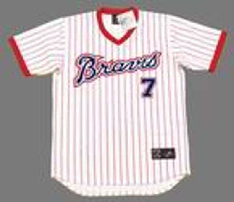 Jeff Burroughs Atlanta Braves 1978 Baseball jersey retro stitched fan gear RTJ00624