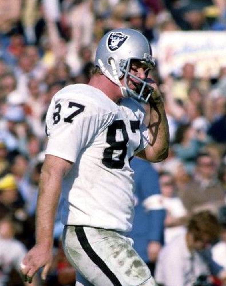 Oakland Raiders Dave Casper 1976 Away Throwback Football Jersey product image