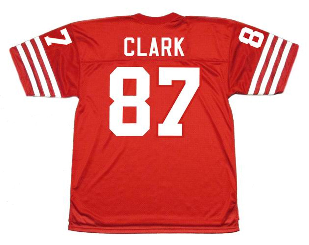 DWCL SF 49ers 1982 Throwback Home Football Jersey, Retro Stitched Jersey