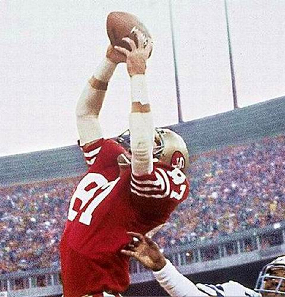 DWCL SF 49ers 1982 Throwback Home Football Jersey, Retro Stitched Jersey