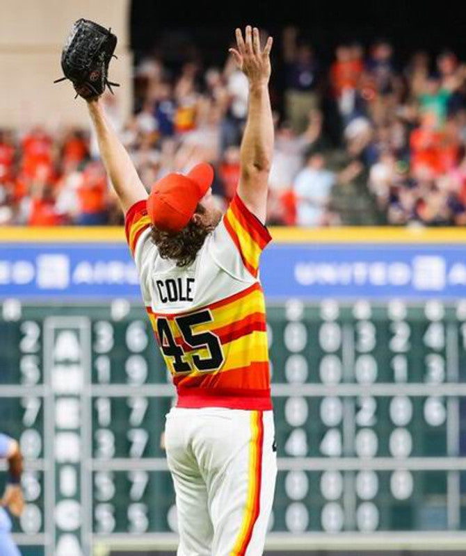 Gerrit Cole Houston Astros 1980s Baseball jersey retro stitched fan gear RTJ00831