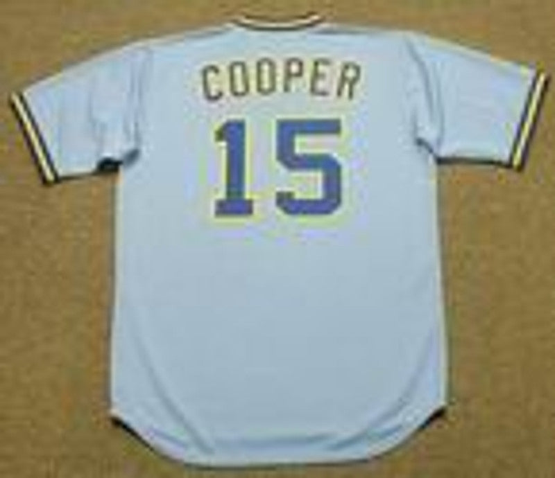 Cecil Cooper Milwaukee Brewers 1982 Baseball jersey retro stitched fan gear RTJ01512