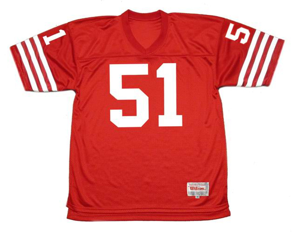 RACR SF 49ers 1988 Throwback Home Football Jersey, Retro Stitched Jersey