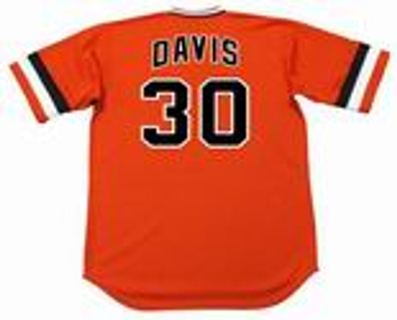 Chili Davis San Francisco Giants 1982 Baseball jersey retro stitched fan gear RTJ01439