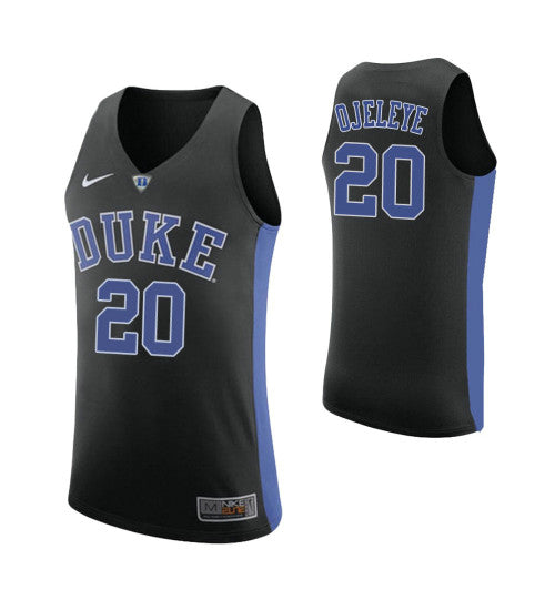 Duke Blue Devils 20 Semi Ojeleye College Basketball Jersey Black retro stitched fan jersey RTJ5656 image 1