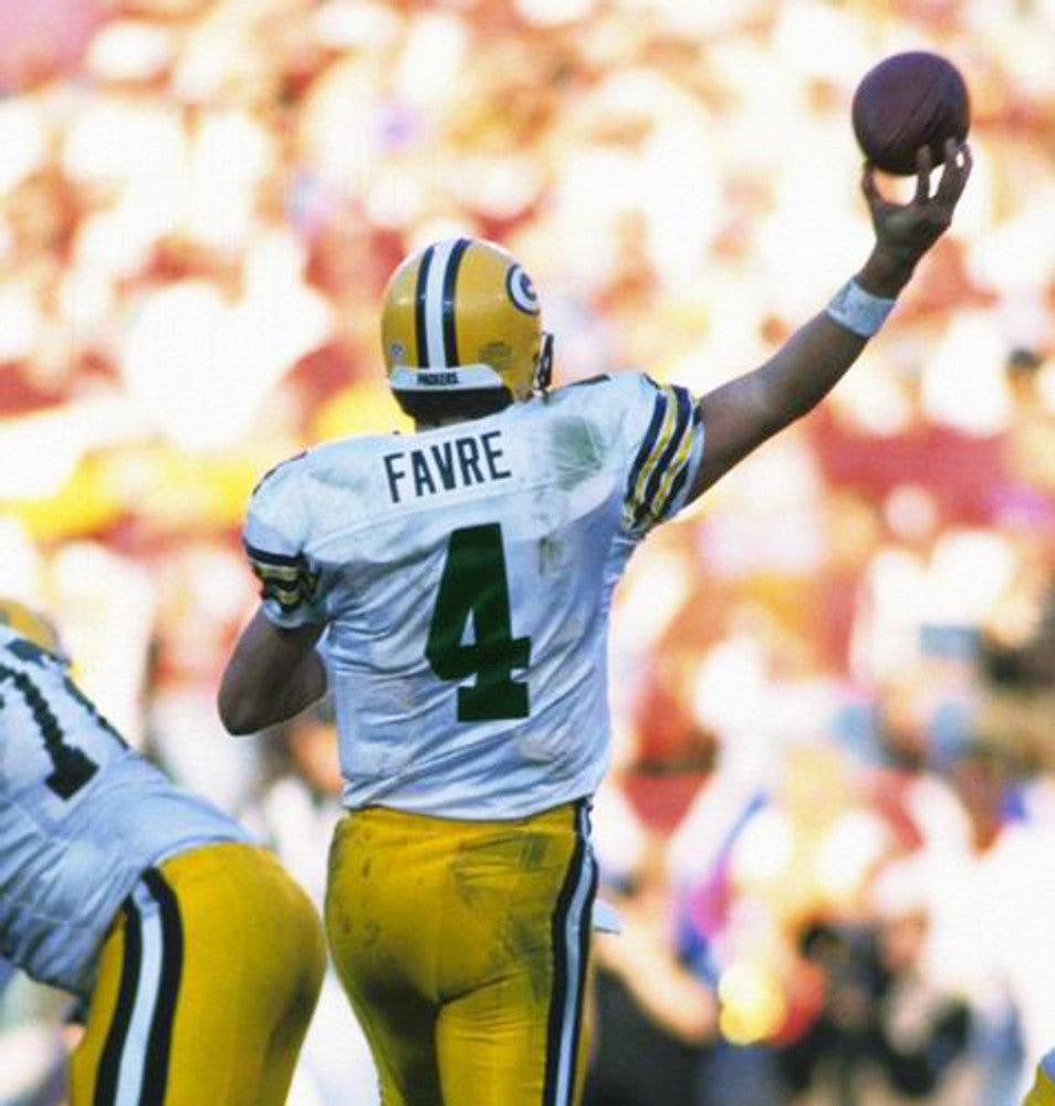 Green Bay Packers Brett Favre 1994 Throwback Green Football Jersey product image