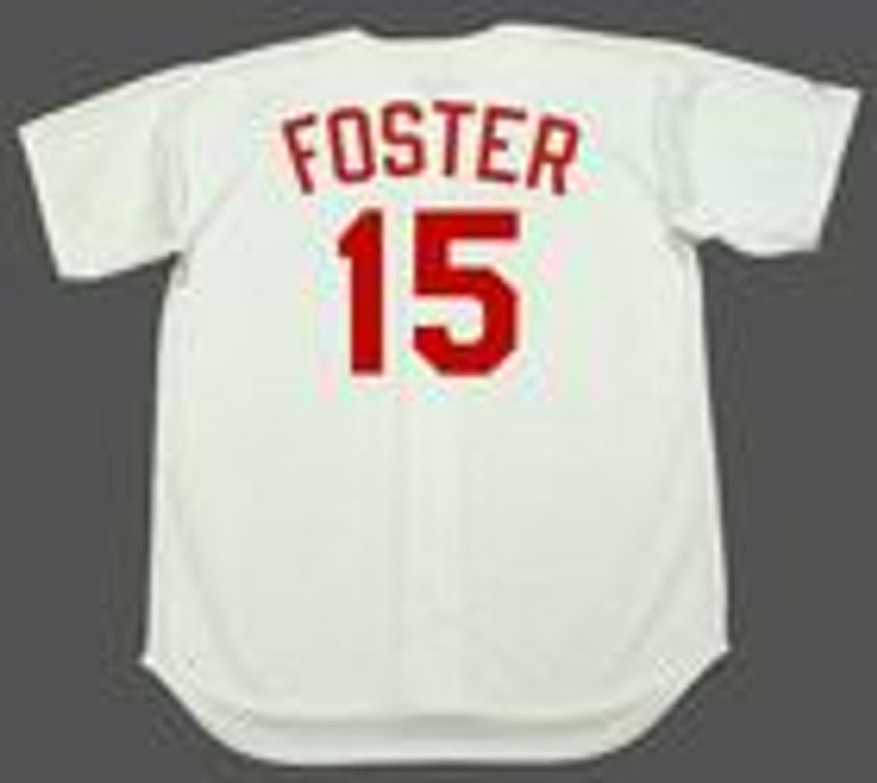 George Foster Cincinnati Reds 1971 Baseball jersey retro stitched fan gear RTJ00844
