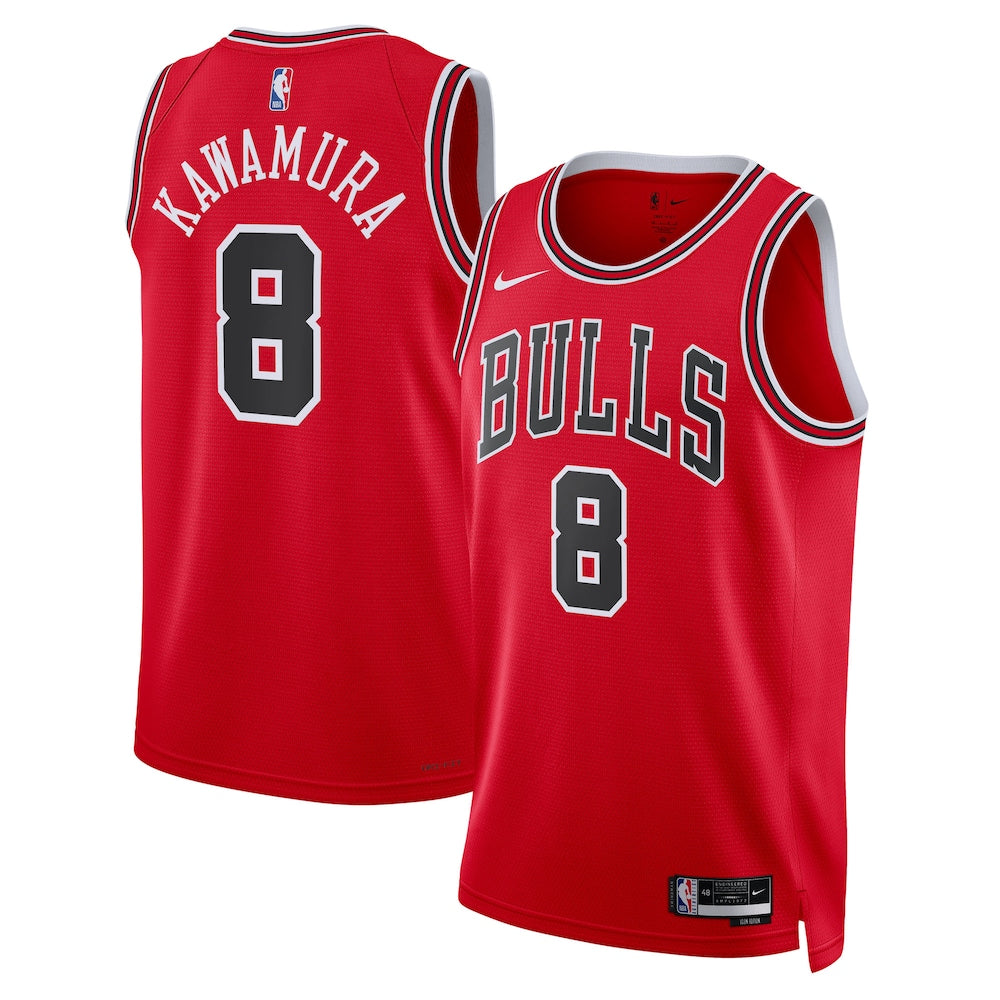 Chicago Bulls Yuki Kawamura Icon Edition Swingman Red Jersey product image