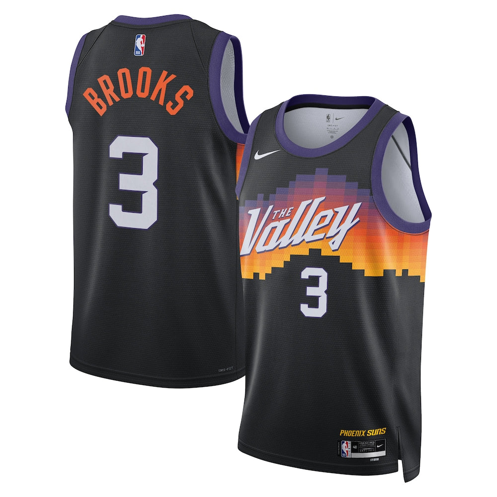 Phoenix Suns Dillon Brooks 2025-26 City Edition Swingman Black Jersey product image
