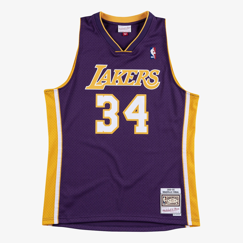 Los Angeles Lakers Shaquille O'Neal 1999-00 Mitchell & Ness Swingman Jersey product image