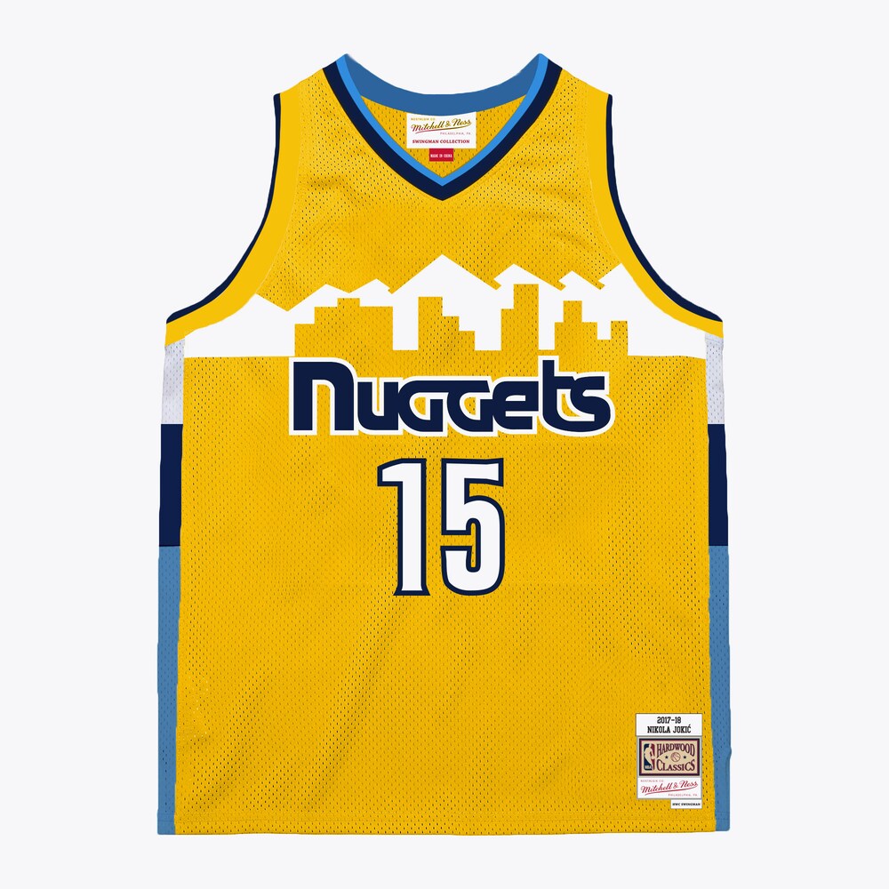 Denver Nuggets Nikola Jokic 2017 Mitchell & Ness Swingman Jersey product image