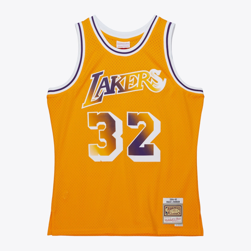 Los Angeles Lakers Magic Johnson 1984 Mitchell & Ness Swingman Jersey product image