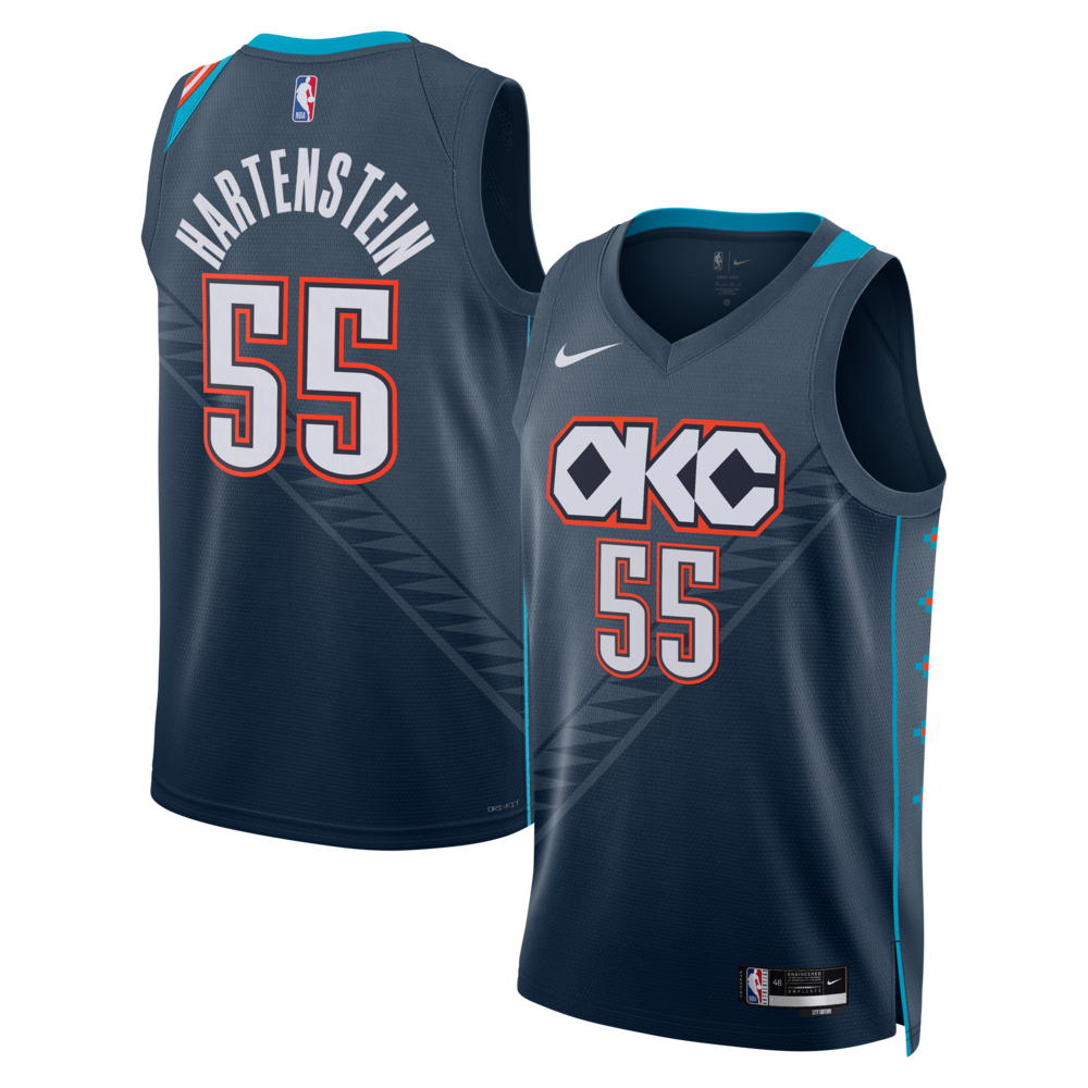 Oklahoma City Thunder Isaiah Hartenstein 2025-26 City Edition Swingman Gray Jersey product image