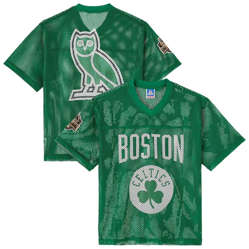 Boston Celtics X Ovo Mesh Football Jersey product image