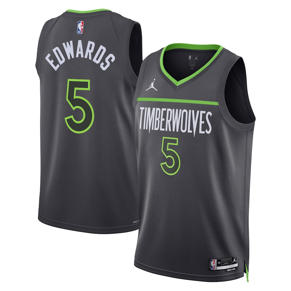 Minnesota Timberwolves Anthony Edwards Statement Edition Swingman Gray Jersey product image