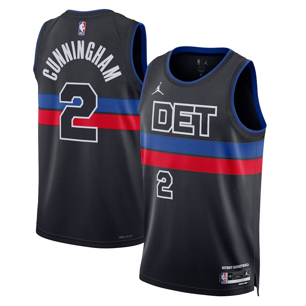 Detroit Pistons Cade Cunningham Statement Edition Swingman Blue Jersey product image
