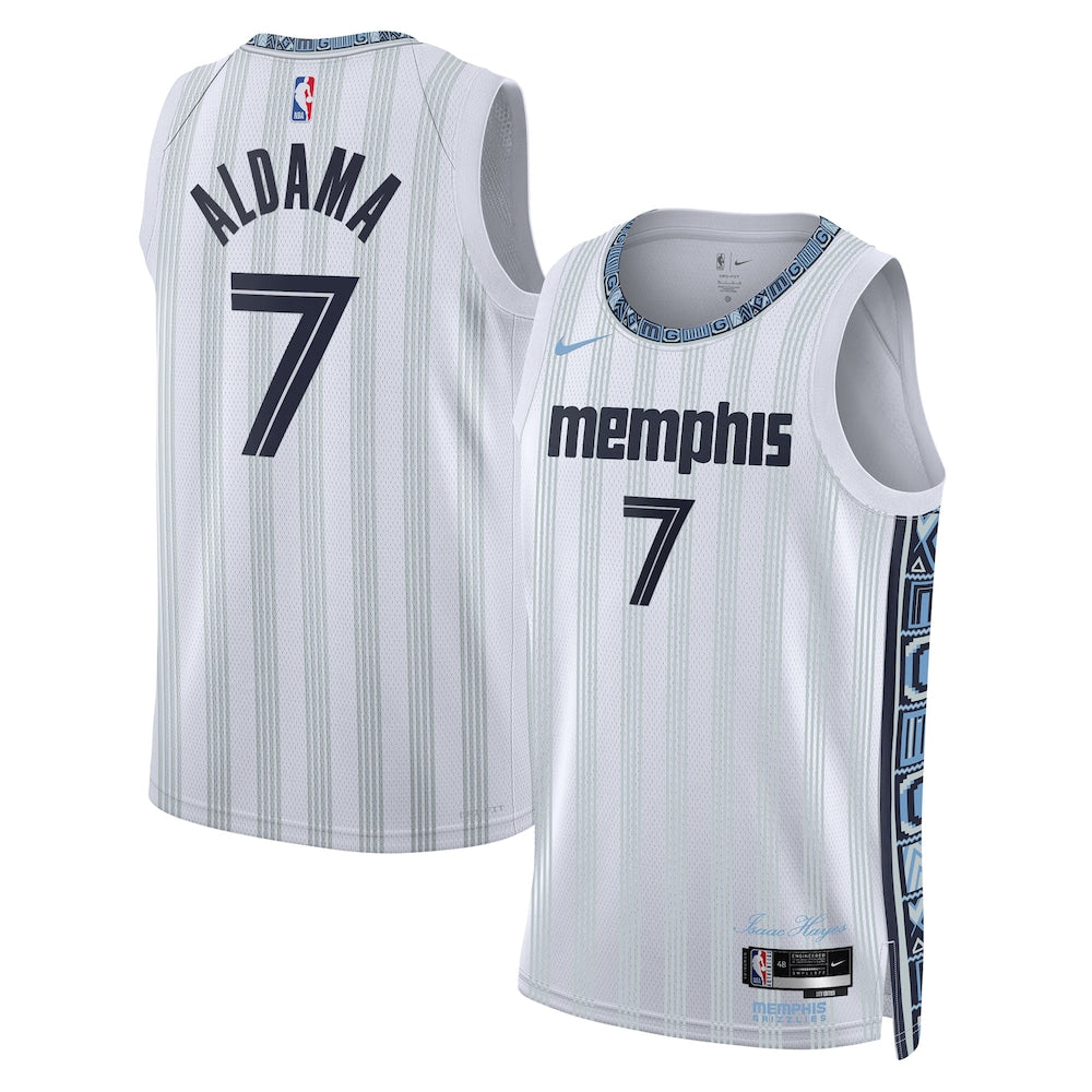 Memphis Grizzlies Santi Aldama 2025-26 City Edition Swingman Gray Jersey product image