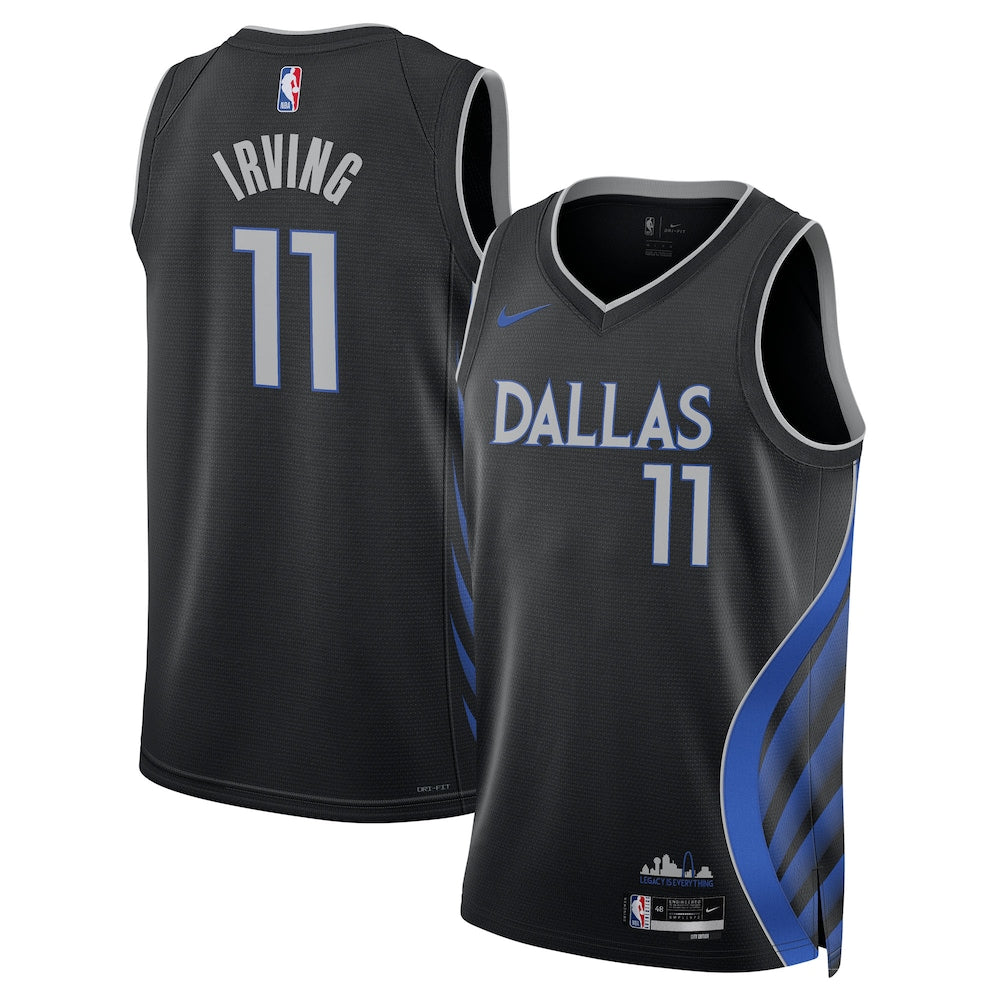 Dallas Mavericks Kyrie Irving 2025-26 City Edition Swingman Black Jersey product image