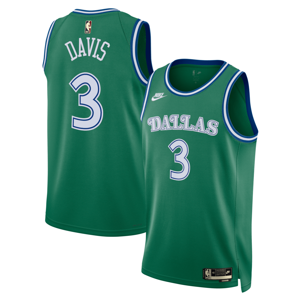 Dallas Mavericks Anthony Davis Classic Edition Green Jersey product image