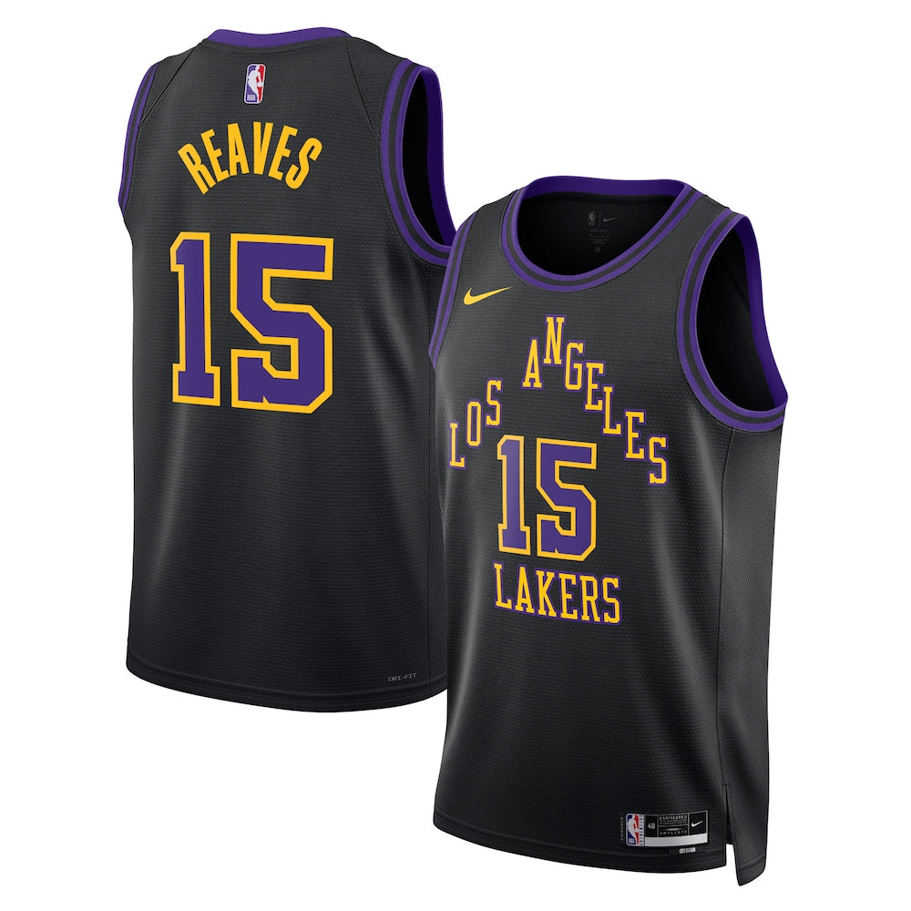 Los Angeles Lakers Austin Reaves 2025-26 City Edition Swingman Black Jersey product image