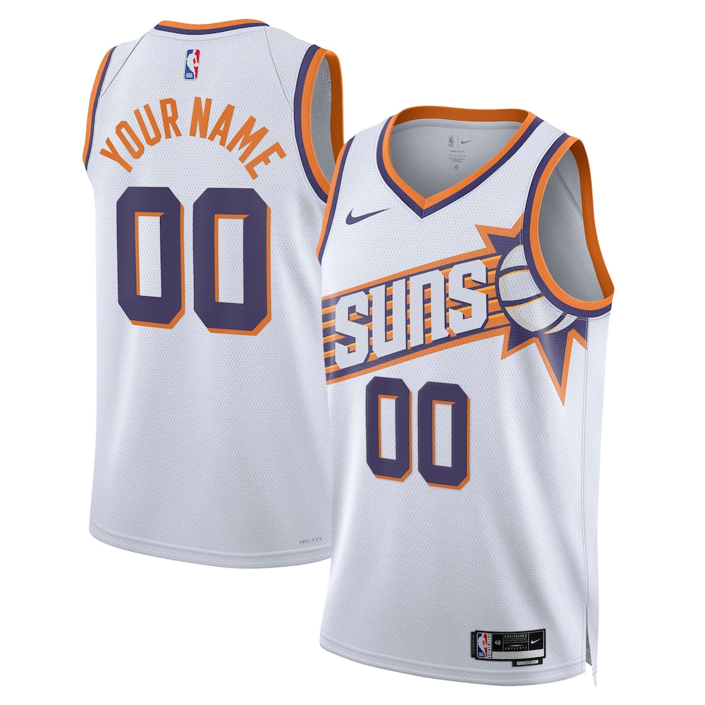 Phoenix Suns Association Swingman Jersey Custom 1 retro stitched fan jersey RTJ12920 image 1