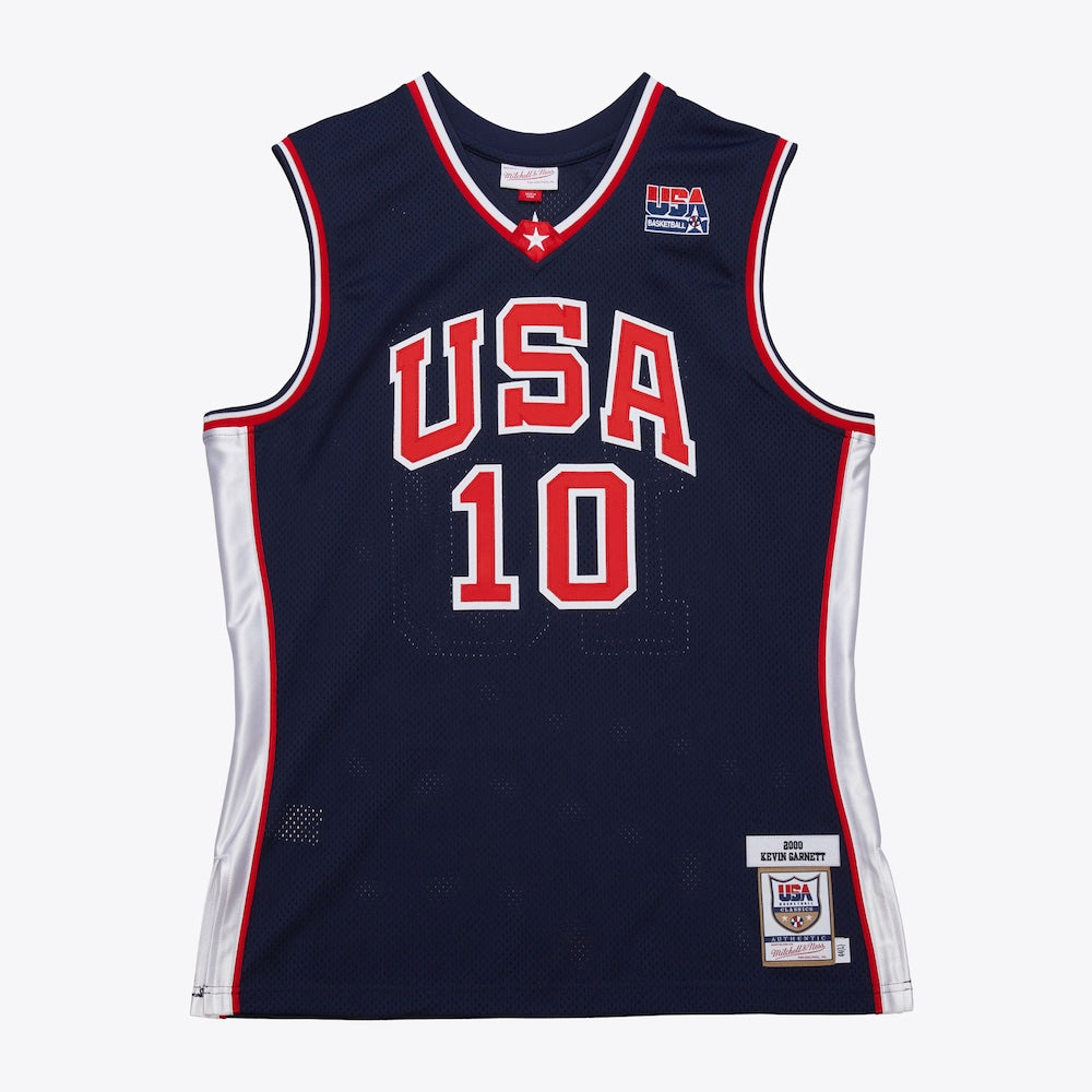 Team USA M&N Jersey Kevin Garnett 2000 retro stitched fan jersey RTJ12865 image 1