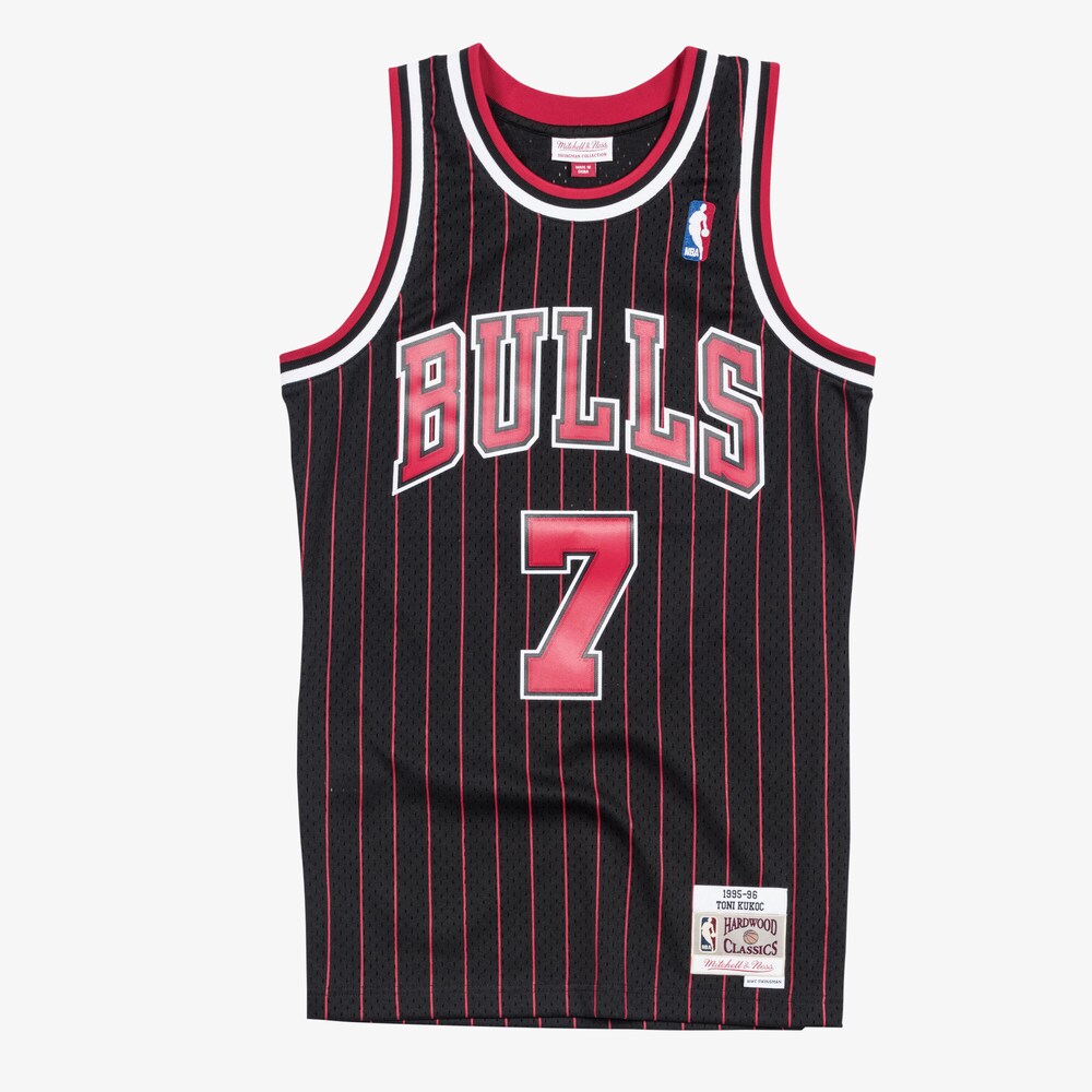 Chicago Bulls M&N Swingman Jersey Toni Kukoc 1995 96 retro stitched fan jersey RTJ12792 image 1