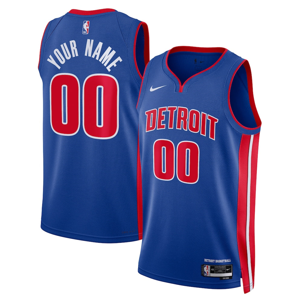 Detroit Pistons Icon Swingman Jersey Custom retro stitched fan jersey RTJ12744 image 1
