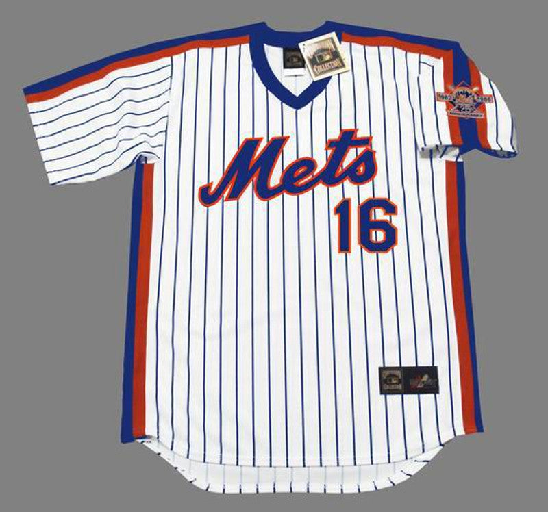DG NYM 1986 Cooperstown Home Baseball Stitched Jersey, Vintage Baseball Jersey, Retro Sewn Jersey