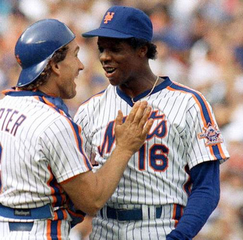 DG NYM 1986 Cooperstown Home Baseball Stitched Jersey, Vintage Baseball Jersey, Retro Sewn Jersey