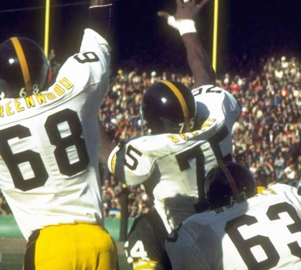 Pittsburgh Steelers Joe Greene 1975 Away Throwback Football Jersey product image