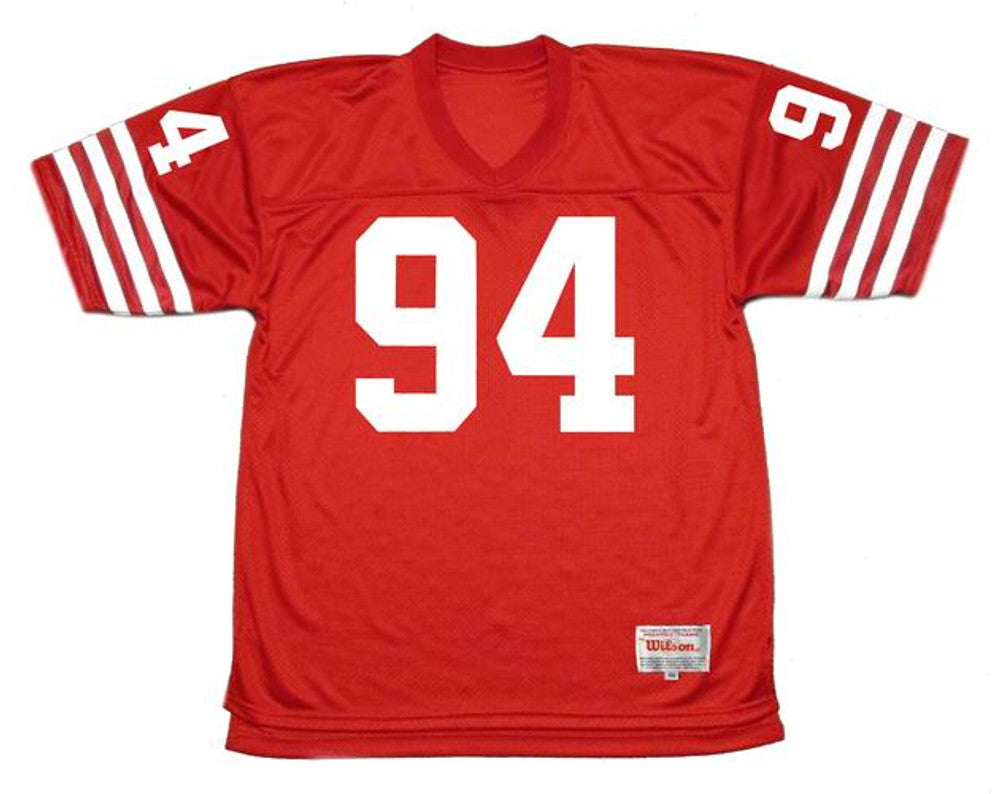 CHHA SF 49ers 1988 Throwback Home Football Jersey, Retro Stitched Jersey
